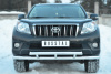 Защита переднего бампера d63(секции)d63(секции) декор дуга TOYOTA LC Prado 150 2009-2013