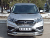 Защита переднего бампера d63 секции-75х42 дуга HONDA CR-V 2015-2016 2.0
