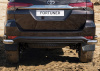 Фото Защита заднего бампера d76+d42 уголки Toyota Fortuner 2017-
