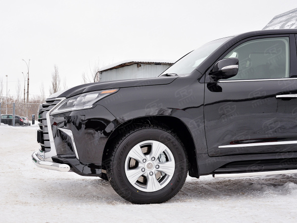 Фото Защита переднего бампера d76 секция LEXUS LX450d-LX570 2015 (кроме F-Sport)