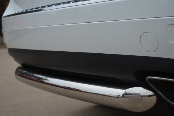 Фото Защита заднего бампера d76 (дуга) VOLKSWAGEN Touareg 2010-2013