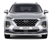 Защита переднего бампера d57 Rival для Hyundai Santa Fe IV 2018-н.в.