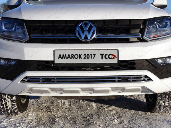 Фото Решетка радиатора 12 мм для Volkswagen Amarok 2016-