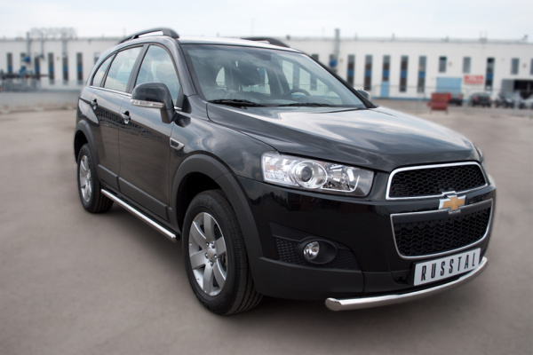 Фото Защита переднего бампера d63 CHEVROLET Captiva 2011-2013