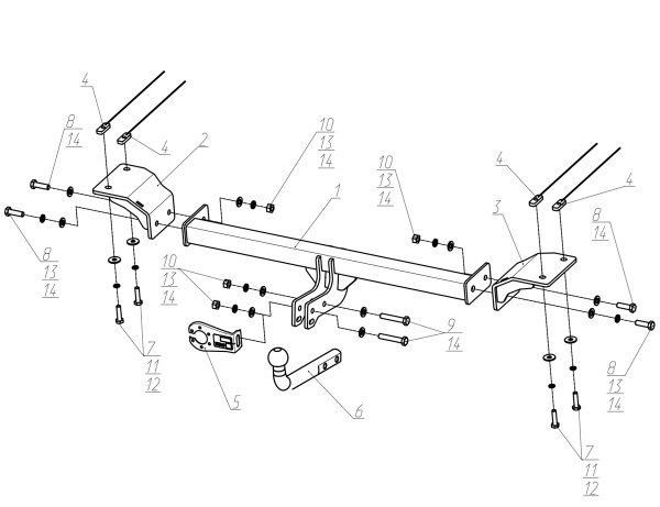 Фаркоп BERG для Changan CS75 Plus I (2021-2024) «1-е поколение»