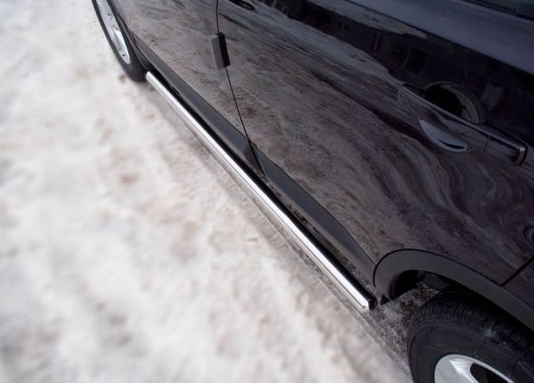 Фото Пороги труба d63 (вариант 3) NISSAN Qashqai 2010-2013