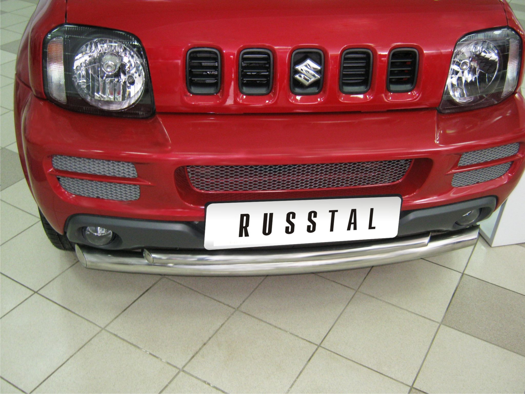 Фото Защита переднего бампера d63/42 (дуга) SUZUKI Jimny 2005-2012