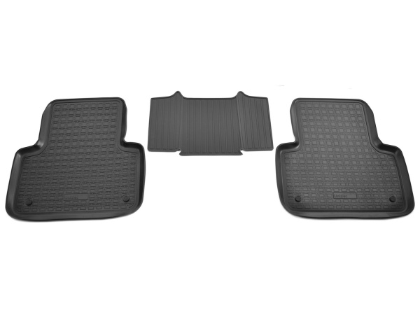 Автомобильные коврики Норпласт для Audi Q7 (4M) 3D (2015-) (5 мест), полиуретановые