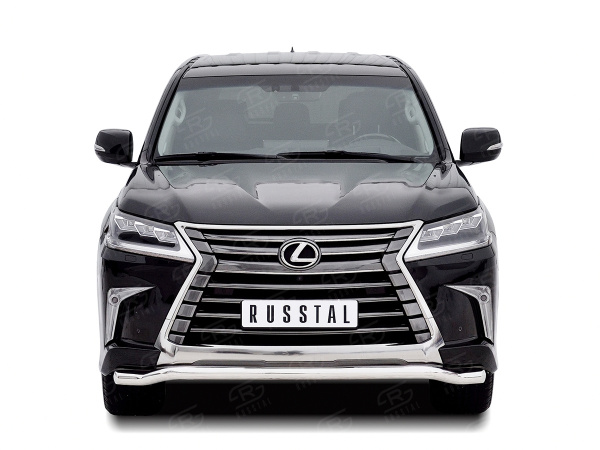 Фото Защита переднего бампера d63 волна LEXUS LX450d-LX570 2015 (кроме F-Sport)