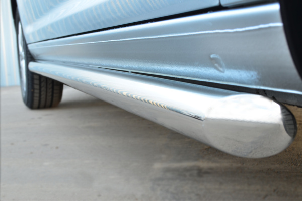 Фото Пороги труба d63 (вариант 1) VOLKSWAGEN Caddy 2013- (короткая база)