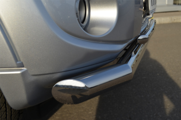 Фото Защита переднего бампера d76_42 (дуга) MITSUBISHI Pajero 4 2012-2014