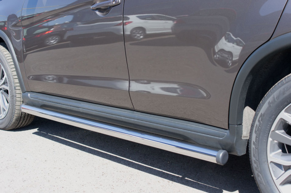 Фото Пороги труба d63 (вариант 2) PEUGEOT 4008 2012-2017