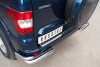 Фото Защита заднего бампера уголки d63 (секции) d42 (секции) UAZ Patriot 2014