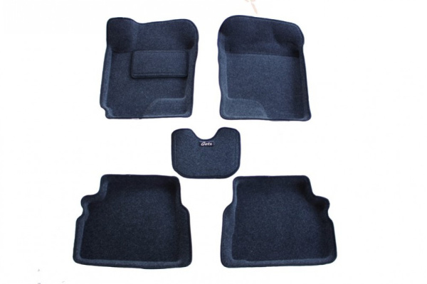 Автомобильные 3D коврики Боратекс для Hyundai Getz 2002 - 2011, ворсовые