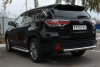Защита заднего бампера d63 (дуга) TOYOTA Highlander 2014-2016