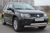 Фото Защита переднего бампера d75/42х75/42 овалы (дуга) SUZUKI Grand Vitara 5 дв. 2012-2016