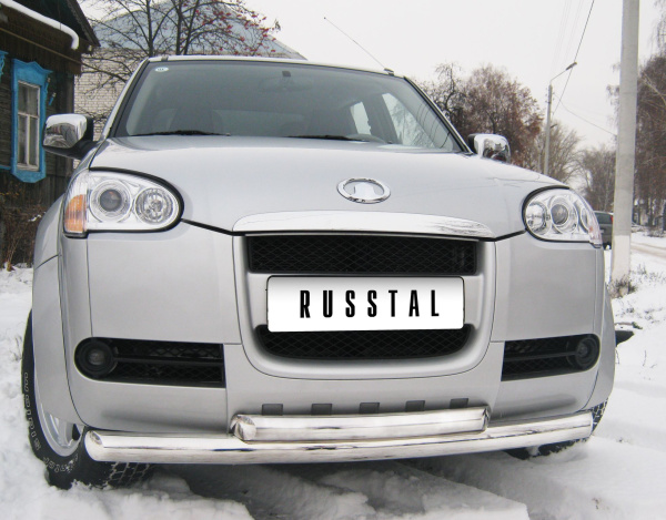 Фото Защита переднего бампера d76/63 (дуга) GREAT WALL Wingle 3 2010-2013