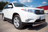 Фото Пороги труба d63 (вариант 2) TOYOTA Highlander 2010-2013