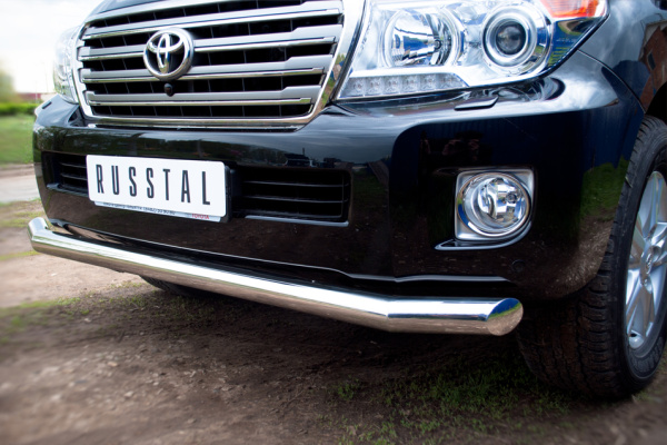 Фото Защита переднего бампера d76L TOYOTA Land Cruiser 200 2012-2015