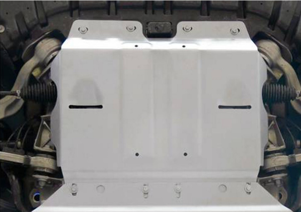 Фото Защита картера Rival для Mercedes-Benz S-class 4WD 2013-н.в., алюминий 4 мм, с крепежом, 333.3935.1