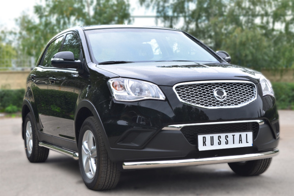 Фото Защита переднего бампера d63 SSANG ACTYON 2010-2013