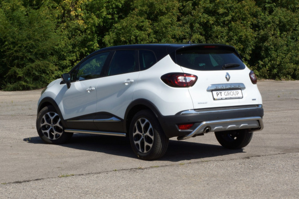 Фото Защита порогов прямая Ø63мм (НПС) Renault Kaptur 2016-