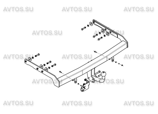 Фаркоп AvtoS для FORD Galaxy (2000-2006)