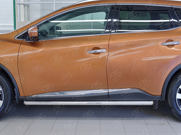 Фото Пороги труба d63 (вариант 3) NISSAN MURANO 2016