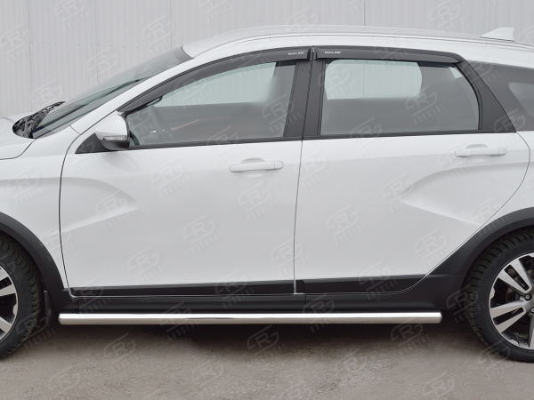 Фото Пороги труба d63 (вариант 3) LADA VESTA SW CROSS 2017-