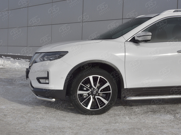 Фото Защита переднего бампера d42 секции NISSAN X-TRAIL (T32) 2018-