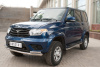Фото Защита переднего бампера d63 (секции) d42х2 (дуга) UAZ Patriot 2014