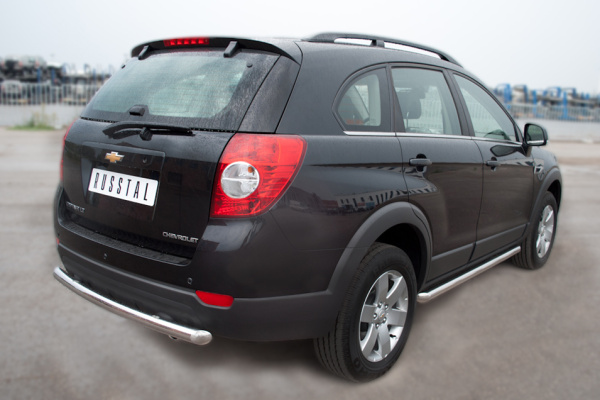 Фото Пороги труба d63 (вариант 1) CHEVROLET Captiva 2011-2013