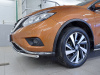 Фото Защита переднего бампера d42 секция NISSAN MURANO 2016