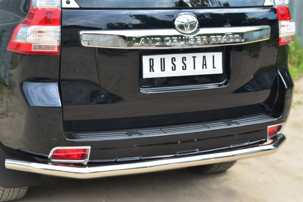 Фото Защита заднего бампера d63 (секции) TOYOTA LC Prado 150 2014-2017