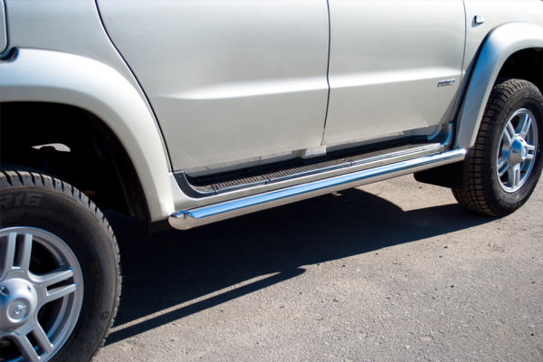 Фото Пороги труба d63 (вариант 1) UAZ Patriot 2005-2013