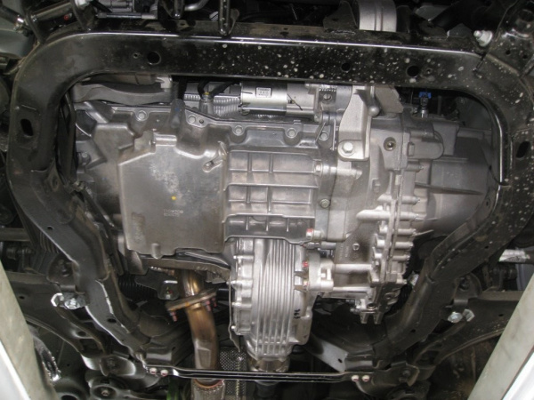 Фото Защита Альфеко для картера двигателя и кпп Opel Antara (Опель Антара) (2012-)