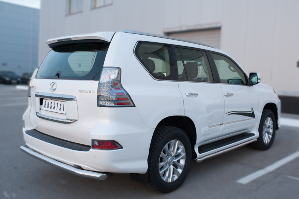 Фото Защита заднего бампера d63 (секции) LEXUS GX 460 2014-