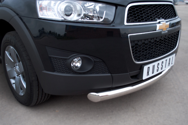 Фото Защита переднего бампера d76 (дуга) CHEVROLET Captiva 2011-2013