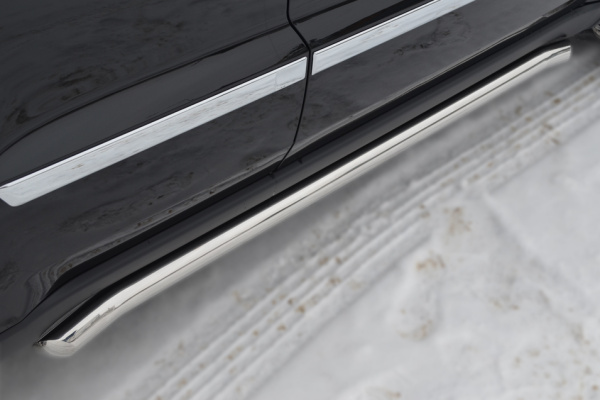 Фото Защита порогов d63 (вариант 1) (секции) JEEP Grand Cherokee 2012