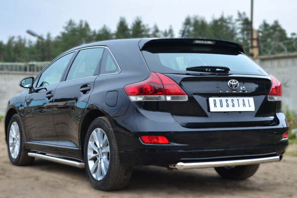 Фото Защита заднего бампера d63 (дуга) TOYOTA Venza 2013