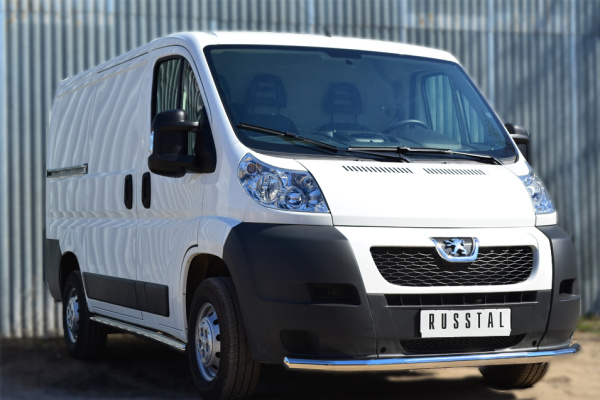Фото Защита переднего бампера d63 (секции) PEUGEOT Boxer L1H1 2006-2015