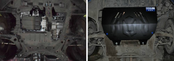 Фото Защита картера и КПП Автоброня для Peugeot 307 2001-2008