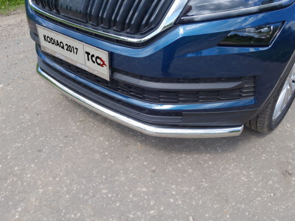 Фото Защита передняя нижняя 60,3 мм для Skoda Kodiaq 2017-