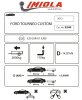 Фаркоп Imiola для Ford Transit Custom фургон, микроавтобус 2012-