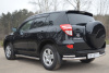 Фото Пороги труба d63 (вариант 2) TOYOTA RAV 4 2010-2012 (short base)