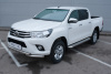 Фото Пороги труба d63 с листом (лист нерж,проф.нерж)(вариант 3) TOYOTA Hilux 2015-