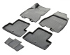 Автомобильные коврики Rival для Nissan X-Trail 5-дв. 2011-2015, полиуретан, с крепежом, с перемычкой, 5 шт., 14109002