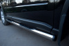 Фото Пороги труба d76 с накладками (вариант 2) NISSAN X-Trail 2011-2014
