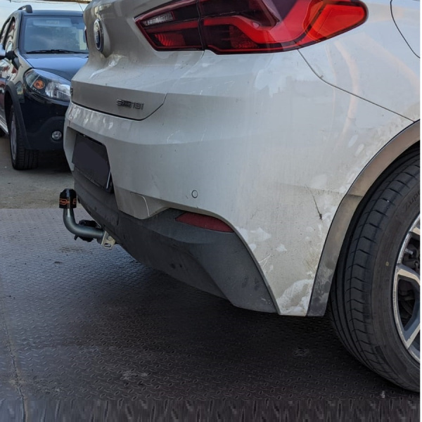 Фаркоп Мотодор с оцинкованным шаром на BMW X2 F39 2017-