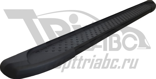 Фото Пороги алюминиевые (Sapphire Black) Hyundai Tucson (2015-) / Kia Sportage (2016-)